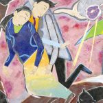 ＜花と雲 Ⅰ ＞　227.3×181.8cm