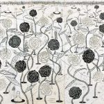 ＜黒と黒の間 ＞　210×350cm