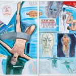 ＜現出へ向かって＞（194×324cm）