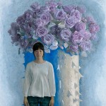  ＜青い花＞ 194×162cm