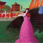 ＜まつり＞227.3×343.9cm