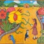 ＜植物公園の午後＞　227×350cm