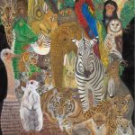 ＜この地球（ほし）に生まれて＞195×163cm