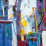 ＜街道の都邑＞ 194×194cm