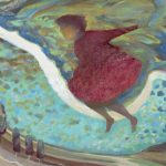 ＜go ahead ！＞ 198×198cm