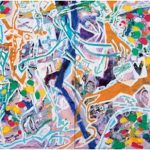 ＜遊戯のかたちⅠ・Ⅱ＞　194×324cm