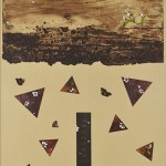 銅版・手彩色・箔ほか (85 x 60.5cm )