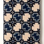 2013 藍染絞綿飾布　２５０×１１６