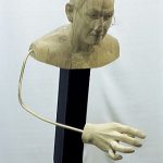 170×55×80cm　楠、真鍮、アクリル、鉄