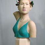 75×40×36cm　檜、朴、大理石