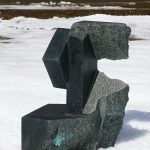 50×40×30cm　黒御影石