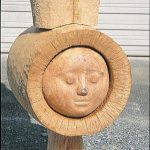 240×85×80cm　栗、欅、楢