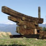 110×210×140cm　木、鉄