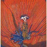 木版リトグラフ (110 x 80cm)