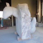 120×80×140cm　小松石