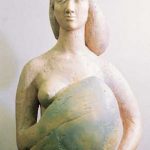 86×55×38cm　石膏