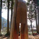 220×80×70cm　桜、榛木