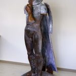 205×80×100cm　樟、黄檗、ブロンズ