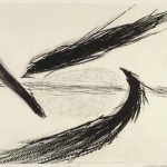 銅版画 (58x87cm) ドライポイント