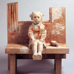 127×107×70cm　樟、桂、彩色