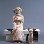 120×125×75cm　樟、紅松、金箔、胡粉、朱墨