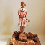 170×110×90cm　桂、真鍮、彩色