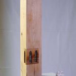 200×55×55cm　木、大理石