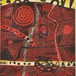 木版 ( 100 x 80cm)