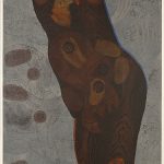 木版・コラグラフ ( 130 x 100cm)