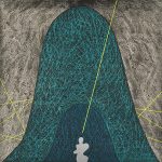 木版・コラグラフ ( 81 x 81cm)