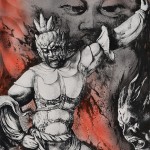 リトグラフ ( 82 x 72cm )