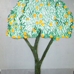 270×220×30cm　紙、彩色