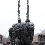 270×90×70cm　黒御影石