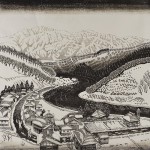 木版 ( 85 x 85cm )