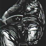 木版 ( 91cm X 60cm)