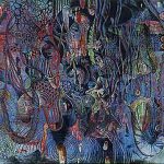 木によるリトグラフ ( 63.5cm X 88.5cm)