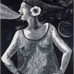 銅版画 (80cm X 60.6cm) 