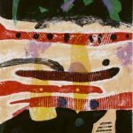 木版 ( 90cm X 71cm)