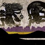 木版画 (45 x 60cm)