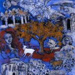 木版 ( 101cm X 79cm)