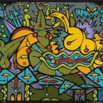 木版 ( 48cm X 69cm)