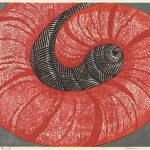 木版 ( 54cm X 75cm)