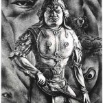 リトグラフ ( 73cm X 60cm)