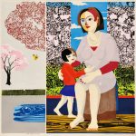 木版 ( 90cm X 90cm)