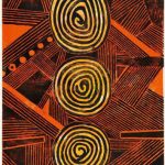 木版 ( 91cm X 68cm)