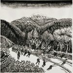 木版 ( 86cm X 86cm)