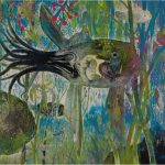 木を使ったリトグラフ ( 65cm X 91.5cm)