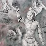 リトグラフ ( 72cm X 82cm)