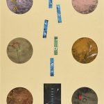 銅版・手彩色・箔 ( 79cm X 58,5cm)