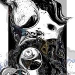  デジタルプリント・ステンシル　( 117cm x 90cm )